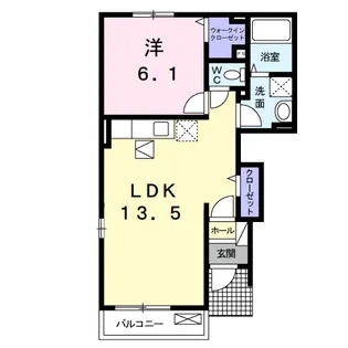 アルモニーC【1階】の間取り
