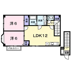 ヴィラアベニュー 2【2階】の間取り