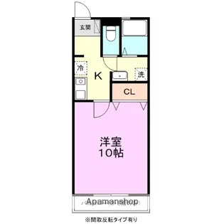 千葉県佐倉市六崎【アパート】の間取り