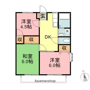 グリーンホーム風間【2階】の間取り