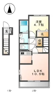 ファビラス【2階】の間取り