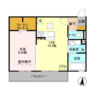 DROOM SAKURA.G【1階】の間取り