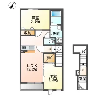 ユウカ グランデ【2階】の間取り