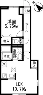 CASA FELICE【1階】の間取り