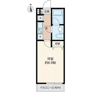 VINOSITY 勝田台【2階】の間取り