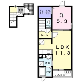 YMメゾン【2階】の間取り
