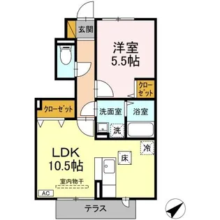 スタッピハウス【1階】の間取り