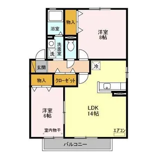 ストリーム ABCDE【2階】の間取り