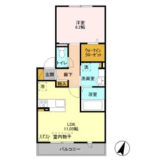 WARABI【2階】の間取り