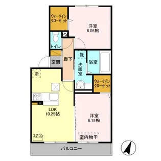 WARABI【1階】の間取り