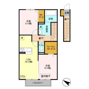 エミネンスコート【2階】の間取り