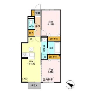 エミネンスコート【1階】の間取り