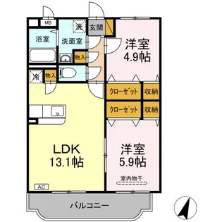 グランド・コーユー【3階】の間取り