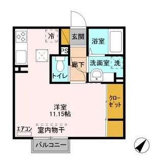 サンライズ並木【1階】の間取り