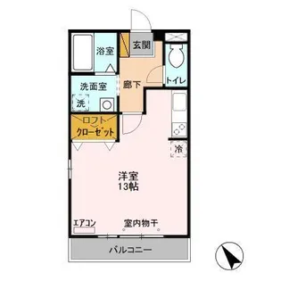 エスポワール I【2階】の間取り