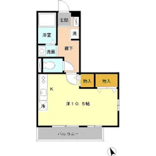 エスポワール I【1階】の間取り