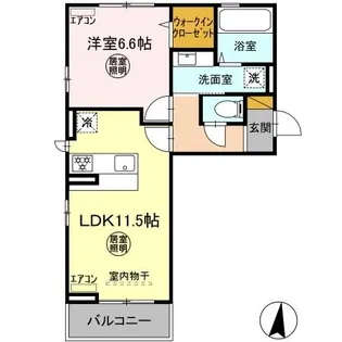 KOCHIA N・S S棟【3階】の間取り