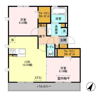 フェリス A棟【3階】の間取り