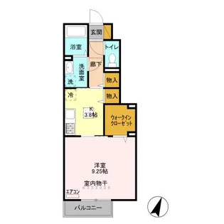 ハピネスIII【1階】の間取り