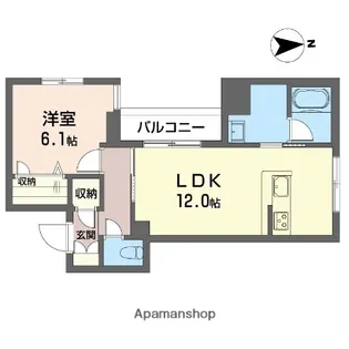 カイレアレジデンス【2階】の間取り