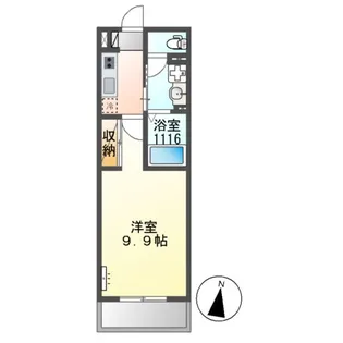 ARUKAS(アルカス)【2階】の間取り