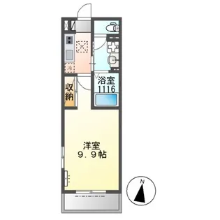 ARUKAS(アルカス)【1階】の間取り