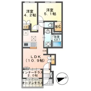 COLZA(コルザ)【1階】の間取り