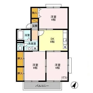 グレイスシャルム【1階】の間取り