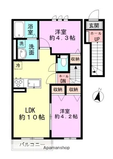 仮)ハイムメゾンLS佐倉【2階】の間取り