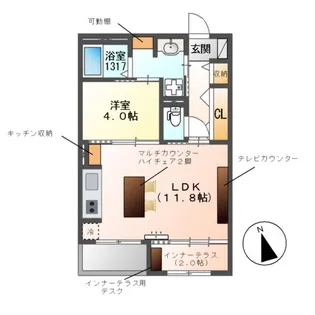 パークエステートⅠ【3階】の間取り