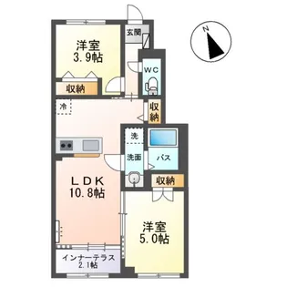 COMFORT LUMINOUS【1階】の間取り