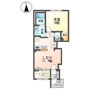 GLANZ Ⅳ【1階】の間取り