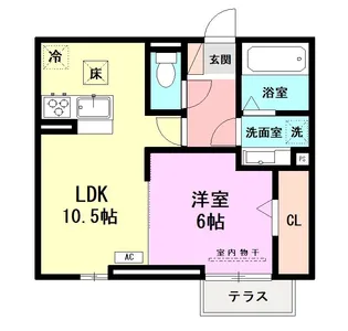 アリエッタ【1階】の間取り