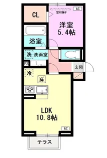アリエッタ【1階】の間取り