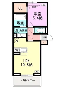 アリエッタ【2階】の間取り