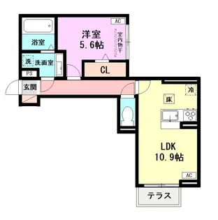 アリエッタ【1階】の間取り
