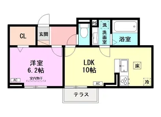 アリエッタ【1階】の間取り