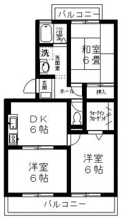 グランメール千昭【3階】の間取り