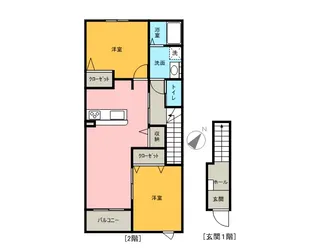 サンリット ガーデンG【2階】の間取り