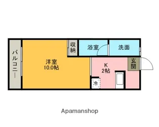 ダイワティアラ村上駅前マンションⅡ【1階】の間取り