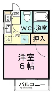 グリーンウッドK&S【2階】の間取り