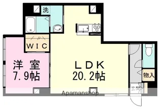 シャーメゾンOISO弐番館【1階】の間取り