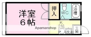 サンライズコートB【2階】の間取り