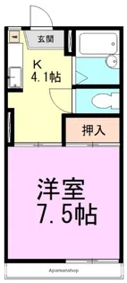 アーク江原台A棟【2階】の間取り