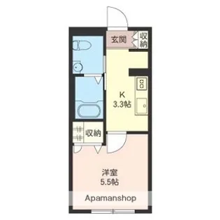 MIO八千代【102号室】の間取り
