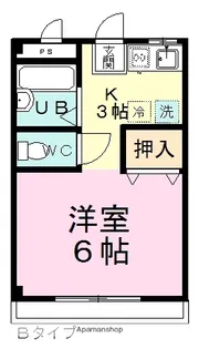 日本こうこくビル【4階】の間取り
