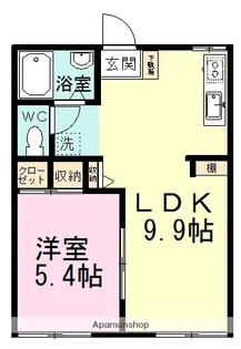 サンコート一番館【1階】の間取り