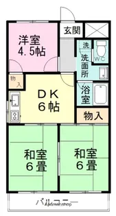 磯部マンション【1階】の間取り