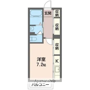LE VILLAGE YACHIYO【1階】の間取り