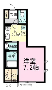 M・SEASON日大前【2階】の間取り
